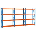 Raft metalic de depozit cu 12 polițe 600x200x60 cm până la 200 kg
