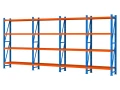 Raft metalic de depozit cu 16 polițe 800x200x60 cm până la 200 kg
