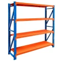 Raft metalic de depozit cu 4 polițe 200x200x60 cm până la 200 kg