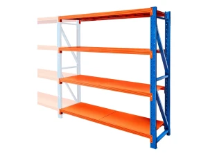 Modul de extensie pentru raft de depozit cu 4 polițe 200x192.5x60 cm până la 200 kg