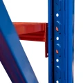 Raft metalic de depozit cu 15 polițe 600x200x60 cm până la 200 kg