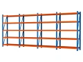 Raft metalic de depozit cu 20 polițe 800x200x60 cm până la 200 kg