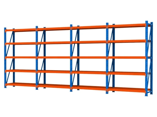 Raft metalic de depozit cu 20 polițe 800x200x60 cm până la 200 kg