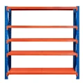 Raft metalic de depozit cu 5 polițe 200x200x60 cm până la 200 kg