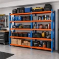 Modul de extensie pentru raft de depozit cu 5 polițe 200x192.5x60 cm până la 200 kg