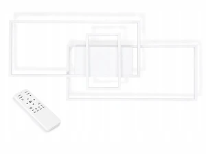 Lampă LED de tavan - perete Vela 90W - Albă - Multicolor (3000-6000K) + telecomandă