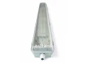 Set: 1x Corp de iluminat etanș 2x120cm + 2x Tub LED T8 High Lumen 18W - Alb neutru (4500K) - 150 Lm/W