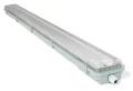 Set: 1x Corp de iluminat etanș 2x120cm + 2x Tub LED T8 High Lumen 18W - Alb neutru (4500K) - 150 Lm/W