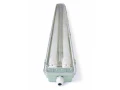 Set: 1x Corp de iluminat etanș 2x120cm + 2x Tub LED T8 High Lumen 18W - Alb rece (6000K) - 150 Lm/W