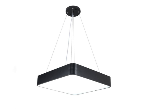 Lampă tavan suspendată LED Qnea V1 72W - Negru - Alb neutru (4500K)
