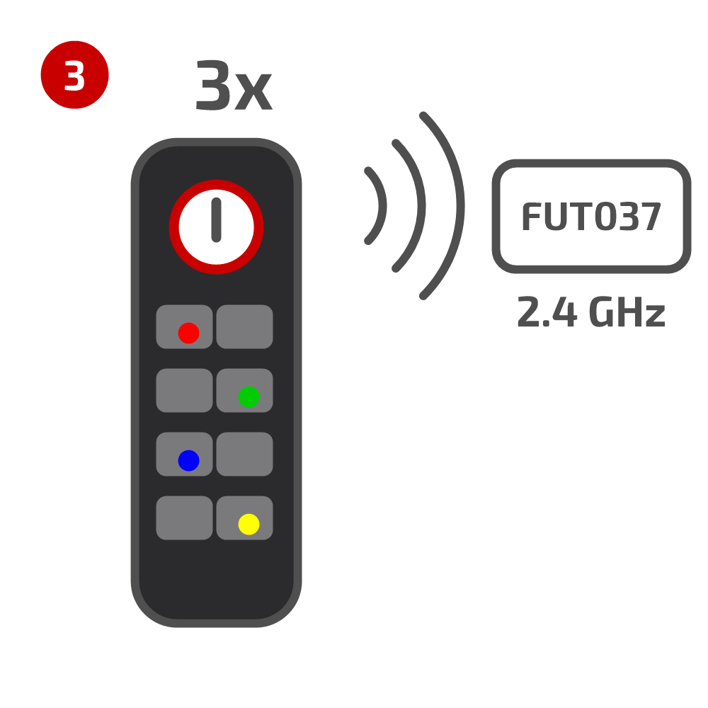 Asocierea controlerului Mi-Light cu o zonă - pasul 3